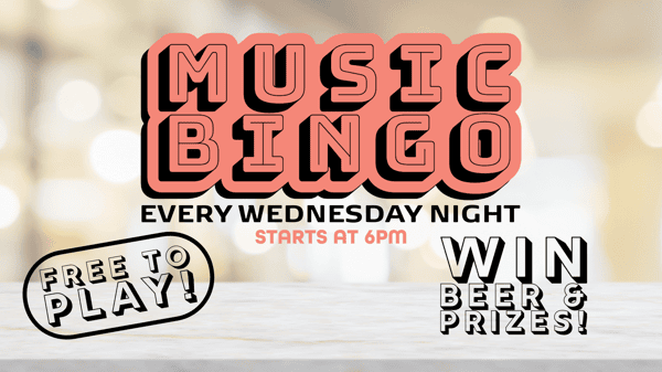 Music Bingo Wednesdays