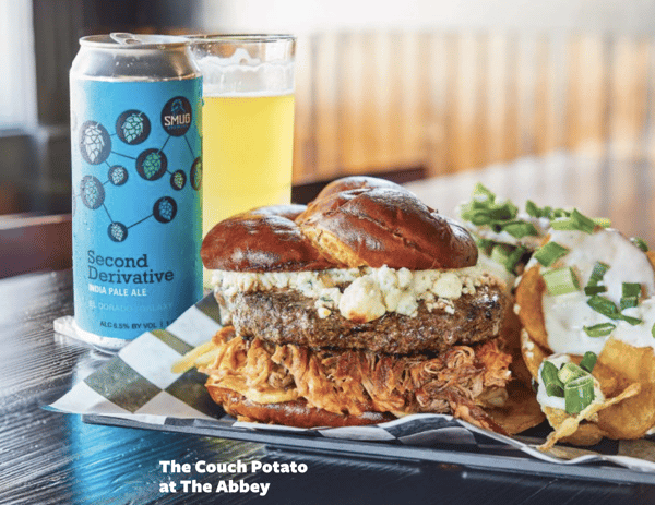 Burger and beer