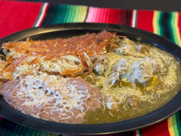 Chile Verde and Eggs