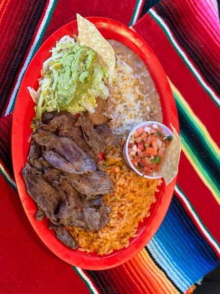 #5 Carne Asada Plate