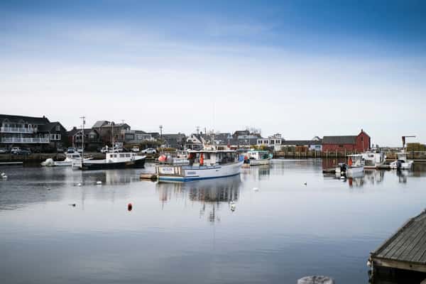 harbor side with boats