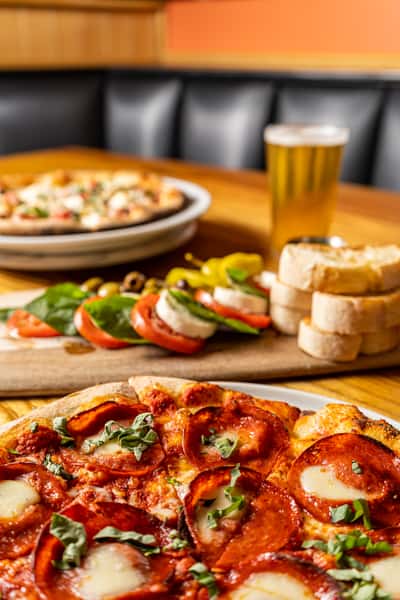 pizza and beer