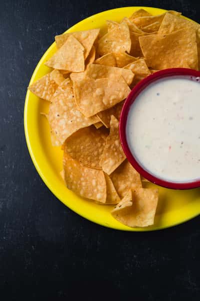 queso and chips