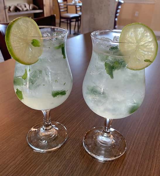 mojito with mint and lime
