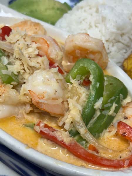 Camarones con Coco