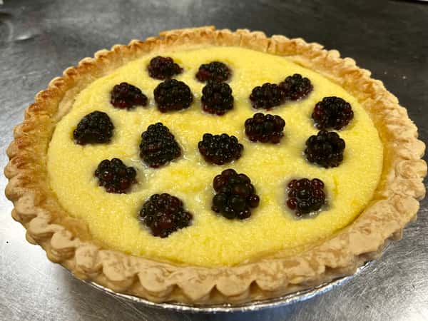 Blackberry Buttermilk Pie