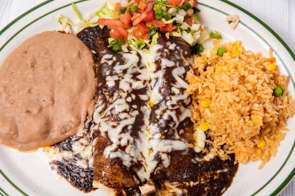 Chicken Mole Enchiladas