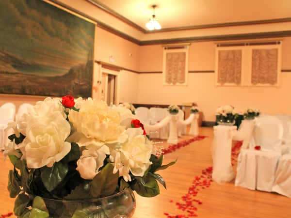 wedding setup