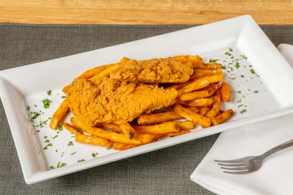Tenders with French Fries