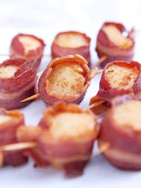 Scallops Wrapped in Bacon