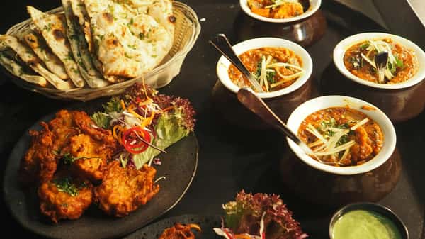 variety of indian dishes