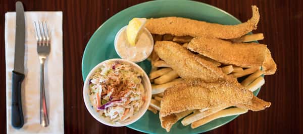 Catfish and fries