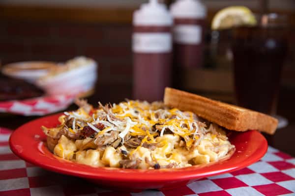 Pork mac and cheese