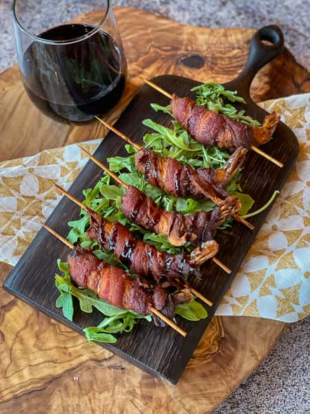 Bacon Wrapped Prawns