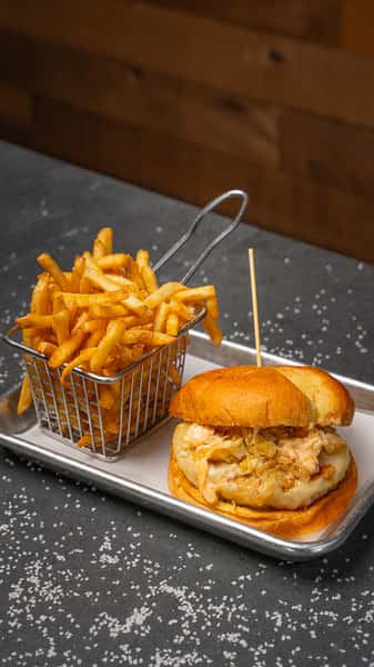 TURKEY REUBEN BURGER