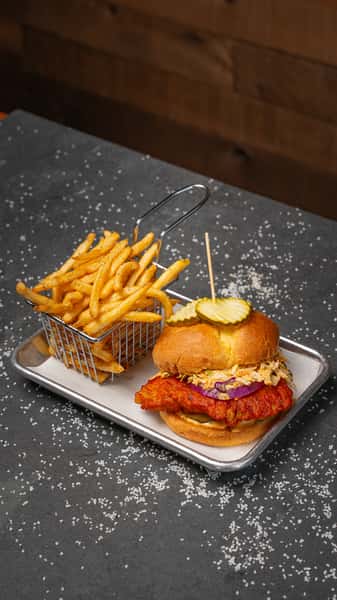 Nashville chicken sandwich