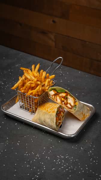 crispy chicken wrap