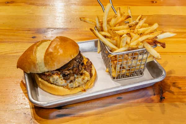Fire & Blue Burger