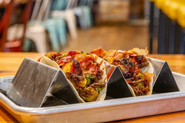 Bacon Brussel Tacos