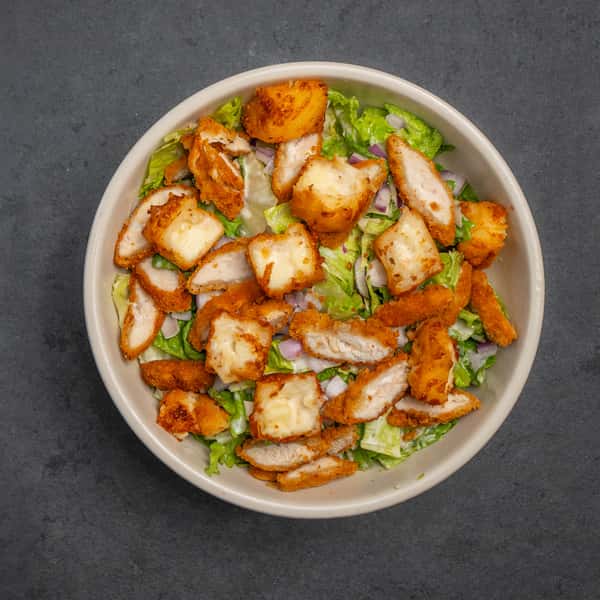 CRISPY CHICKEN & CHEESE SALAD