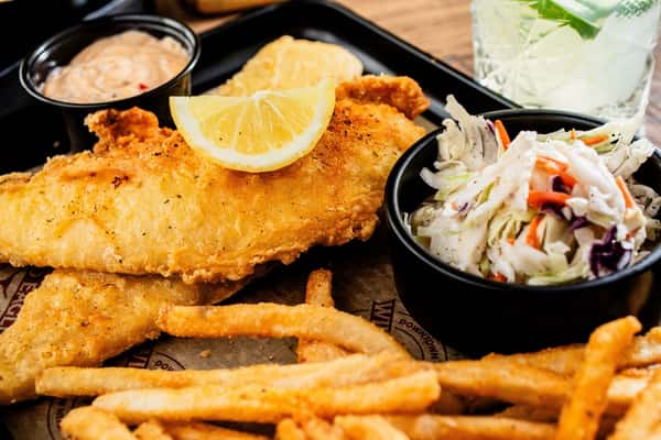 Yuengling Battered Haddock