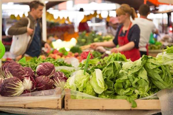 various vegetables for sale