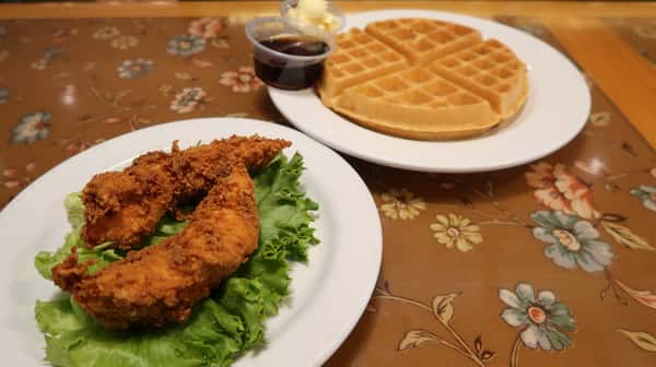 Waffle And 2 Tenders