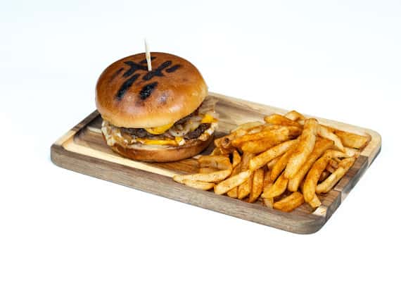 Smash Burger. W/ fries