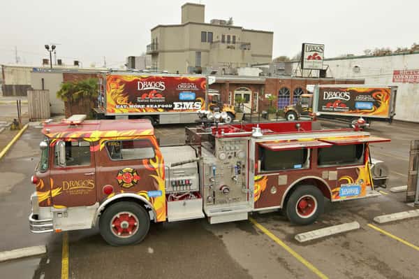 Drago's firetruck and EMS Truck