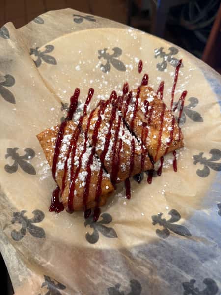 Raspberry Cheese Cake Chimichangas