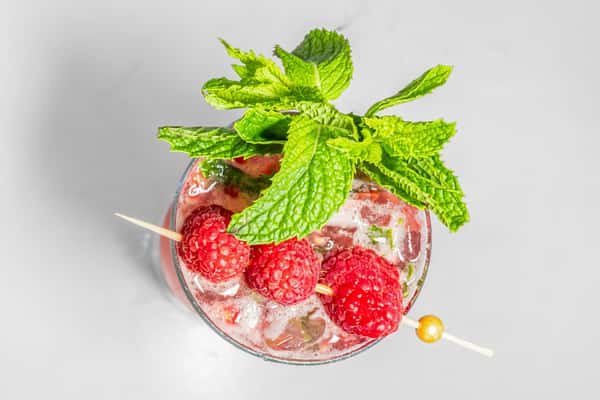raspberry mojito