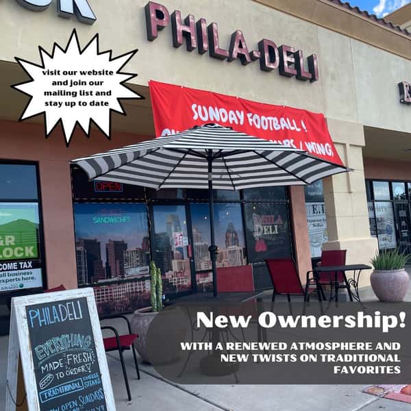 We are officially letting Instagram know that Phila Deli AZ is under new ownership!
We are still family-owned and passion as ever to deliver the best cheesesteaks and build strong bonds with our customers and foster community! 🥤🍟🥪
Stop by and check us out!
-
#cheesesteak #cheesesteaks #phillycheesesteak #phillycheesesteaks #subsandwich #coldsubs #meatballsub #smallbusiness #smallbusinessowner #supportsmallbusiness #glendaleaz #sandwichshop #chickenwings #fries