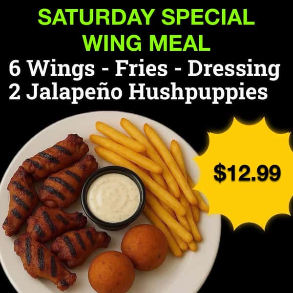 Saturday Wing Meal