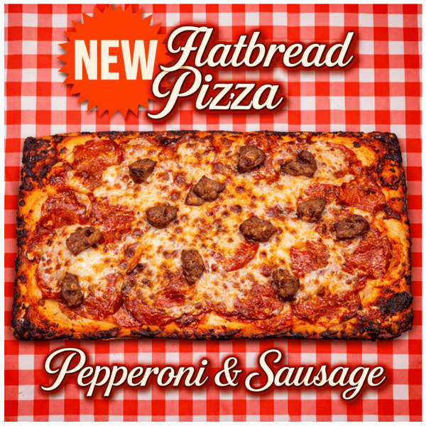 Pepperoni & Sausage Flatbread