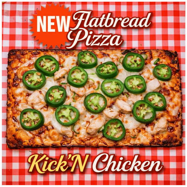 Kick'N Chicken Flatbread