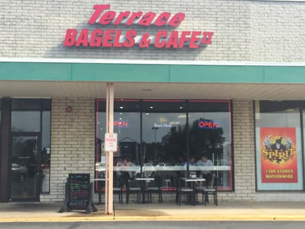 Storefront of Terrace Bagels & Cafe II