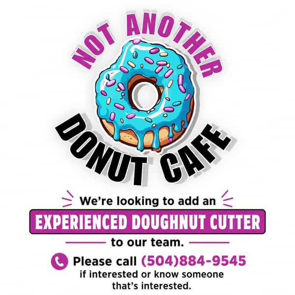 Looking to add an experienced donut cutter to our team. Please call the number or send a DM. Thanksšš©š©