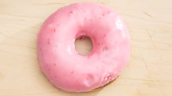 Pink Glaze Donut