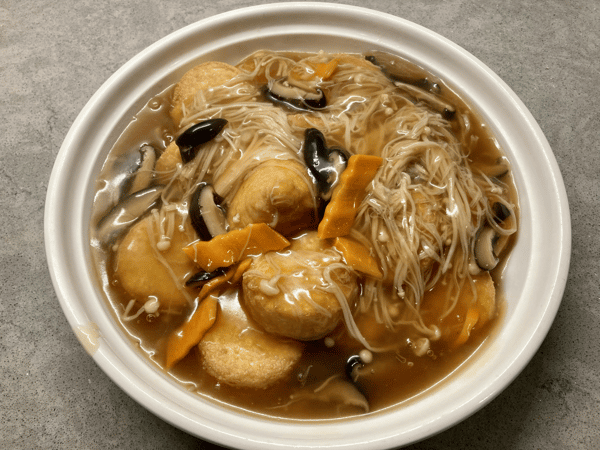 Enoki Mushroom with Silky Tofu