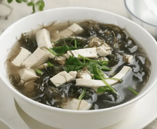Bitter Melon Seaweed Tofu Soup凉瓜紫菜豆腐汤