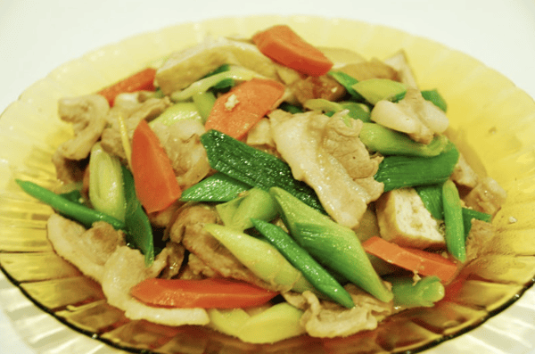 Mixed Vegetables with Chicken 什菜鸡