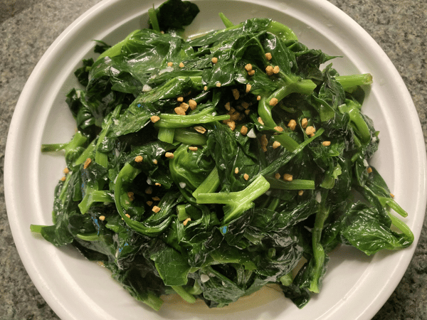Pea Vine Garlic Sauce
