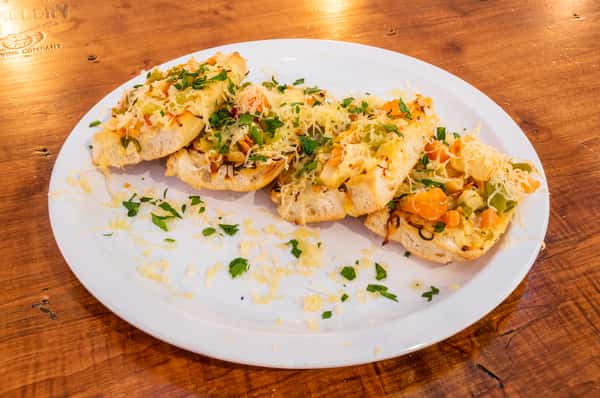 Marinated Vegetable Toast