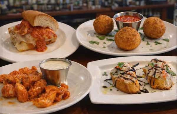 Happy hour menu