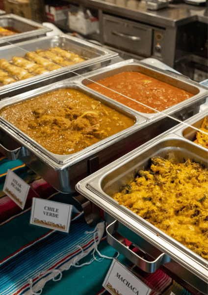 tray of food