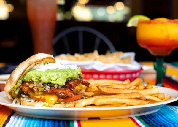 Bacon Guacamole Cheeseburger