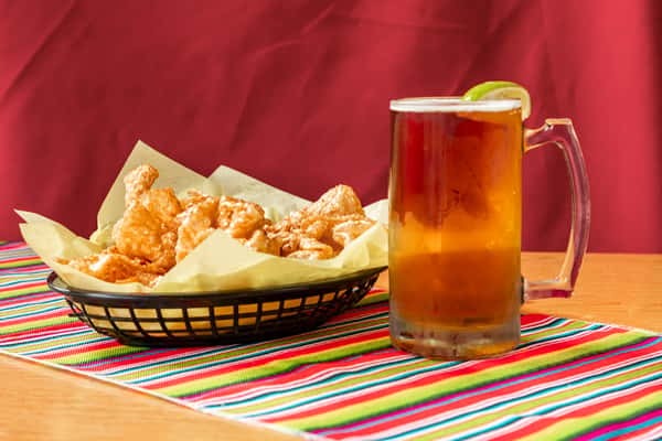 Beer Mug With Chicharrones