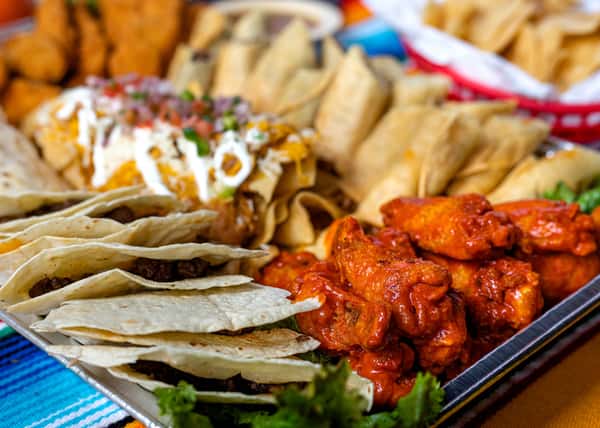 tray of food