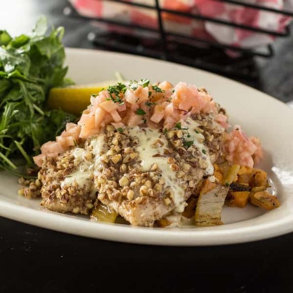 Pecan-Crusted Riverence Trout