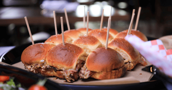 Blackened Chicken Pull-Apart Party Sandwich